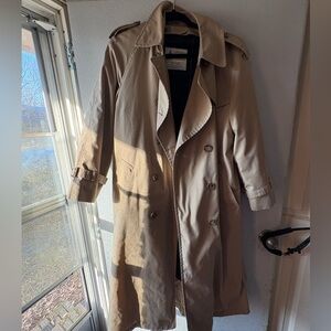 London Fog Beige Trench Coat